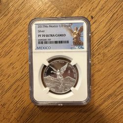 2017 Mexico 1/2 Ounce Silver Libertad Coin 