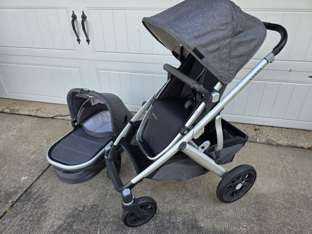 Uppababy Vista V2 Stroller And Bassinet