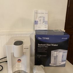 BRAND NEW IN THE BOX  never used  BRAND NEW FRIZZLIFE TF900 Instant Hot Water Dispenser Filter, Countertop Water Filter System, 5 Temperatures & 3 Vol