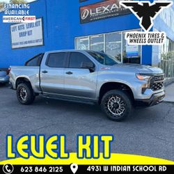 DIAL IN YOUR STANCE! Looking for a Front-End Lift to clear bigger tires? We specialize in Leveling Kits for Chevy, Ford, and RAM trucks. High-quality 