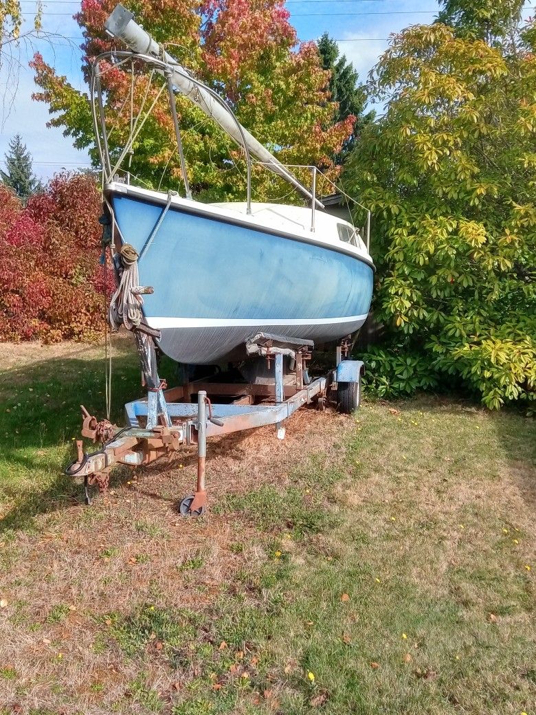24 Ft Sailboat With Trailer