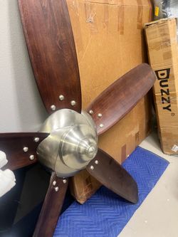 Ceiling fan with remote