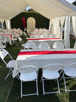 Chairs and tables