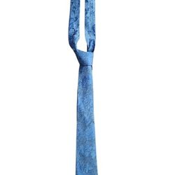 Gucci Blue Floral Print Silk Tie 