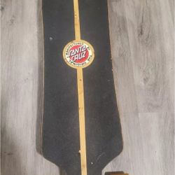 Santa Cruz Slalom Tiki Skull Longboard 9x38