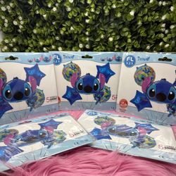 Stitch Pack Of 5 Balloons 