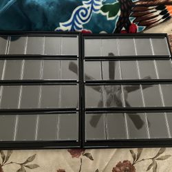 Set Of 2 Twenty Card Wall Display Case