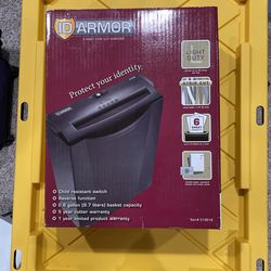 6 sheet strip cut shredder- Brand New