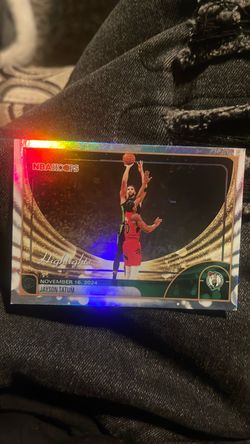 Jayson Tatum NBA Hoops Highlights Holo Card