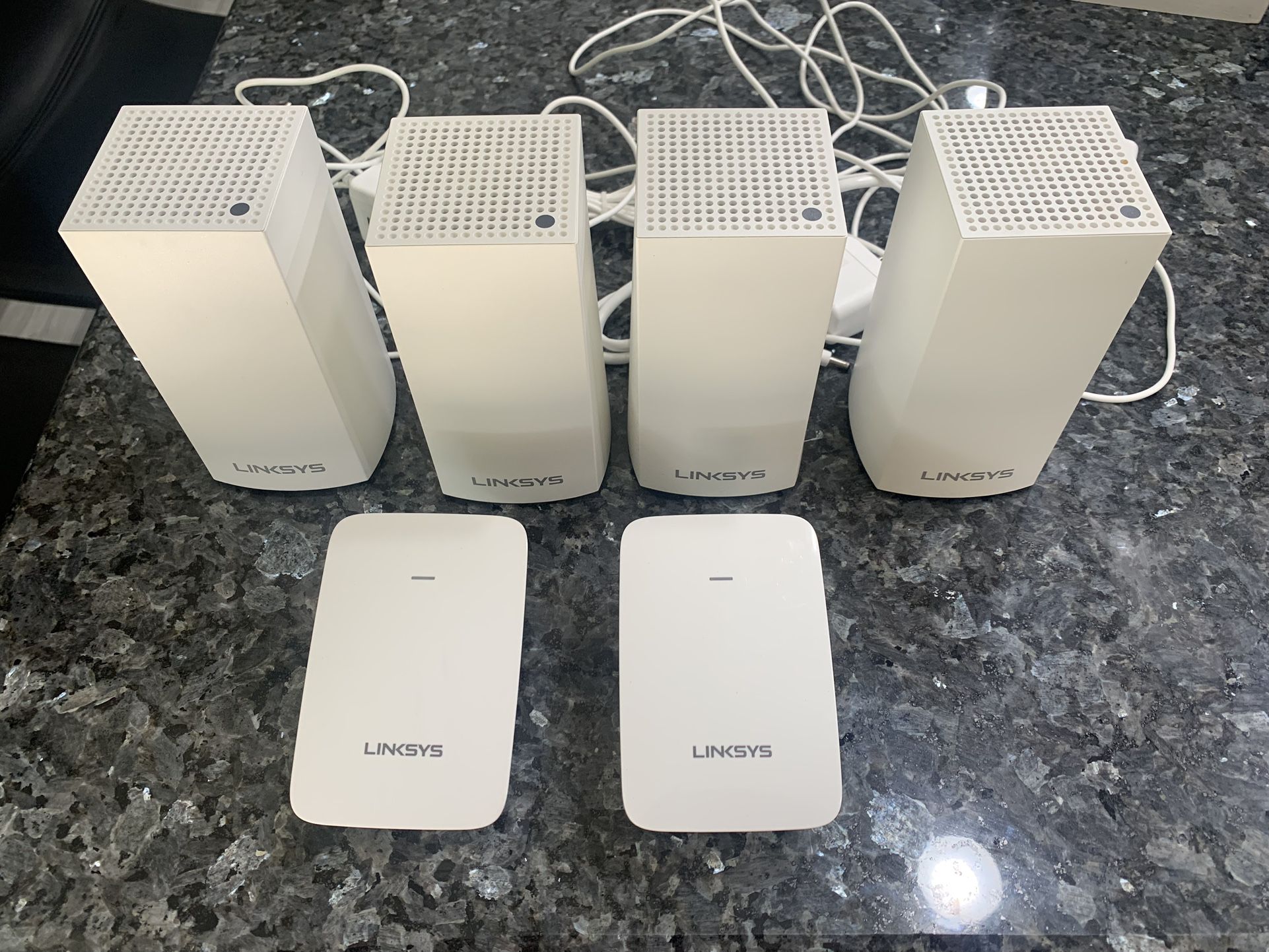 Linksys VLP01 Velop Dual Band AC1200 Mesh WiFi System 4 Pack With Range Extenders
