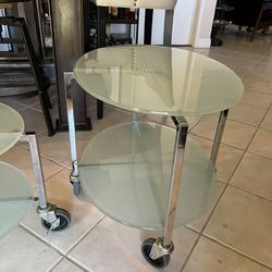 Coffee Table Side End Table Set, Modern Industrial Style