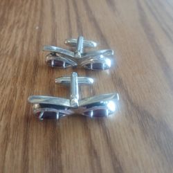 1959 Chevy Chevrolet Impala Cat Eye Rear Bumbet Taillight Cuff Links