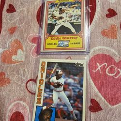 Eddie Murray '81 Topps Drake's Big Hitters '84 Topps 3 '87 Topps Baseball Cards Lot 