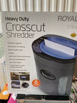 Royal 1216X Heavy Duty Crosscut Shredder
