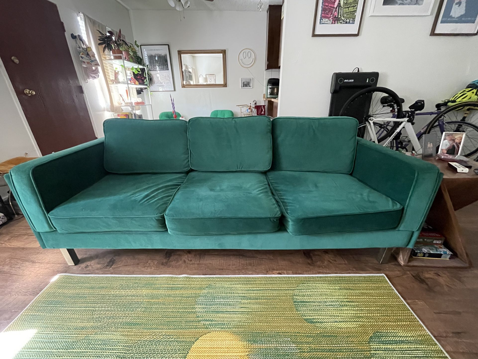 Edloe Finch Green Couch 