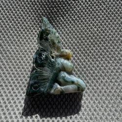 Moss Agate Carvings
