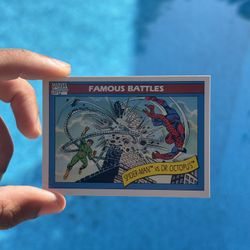 1990 Marvel Famous Battles SpiderMan vs. Doctor Octopus #93 🕷️🛠️