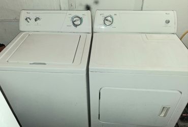 Whirlpool washing machine and Dryer