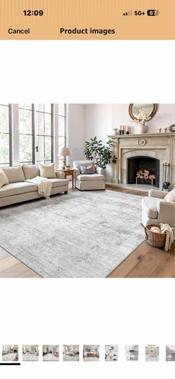 6x9 rug gray color new $60