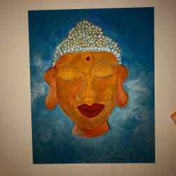 24in x 28in Buddha Painting