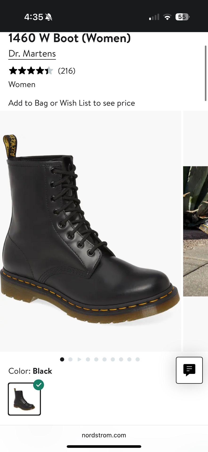 Almost New Doc Martin Boots