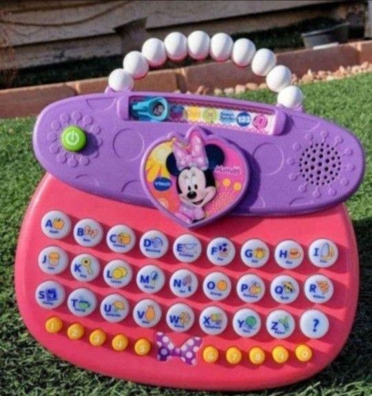 Disney Minnie Mouse Learning Activity Purse VTECH ABC Fashion Purse