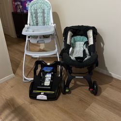 Stroller Seat Car Donna And High Chair