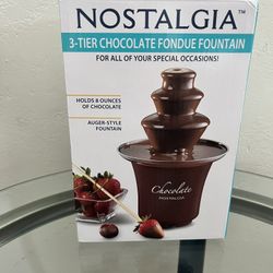 Nostalgia 3 Tier Chocolate Fountain 