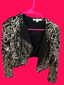 Jacket With Gold Flakes 
