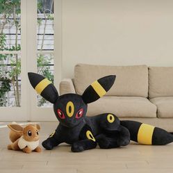 Pokemon Center Exclusive Pokedex Life Sized Umbreon Plush