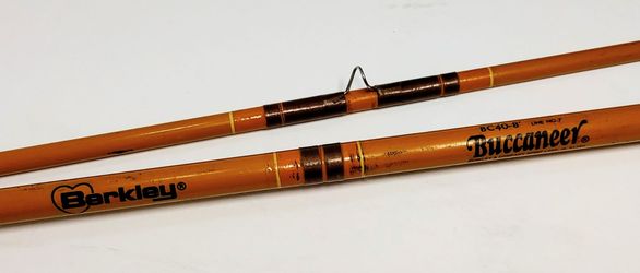 Vintage BERKLEY Buccaneer BC-40-8’ Fly Fishing Rod 2 Pc Line no.7 CLEAN & READY