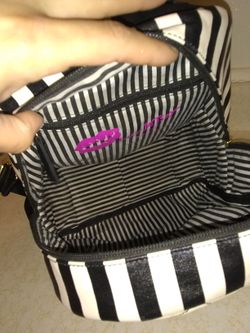 Black and white hotsell betsey johnson backpack