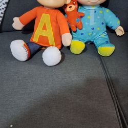 Coco Melon Doll, And Alvin Doll. 