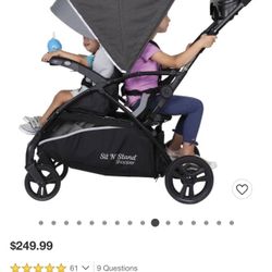 New Stroller For 2 And Carseat  Sit And Stand Shopper