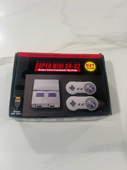 Super Mini SNES SN-02 retro NES hdmi TV game console w/ 821 classic games