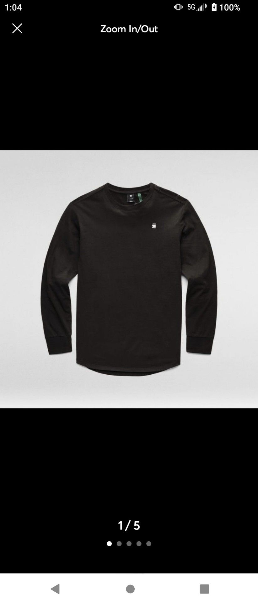 G-Star Lash Sweatshirt Dark Black Size M