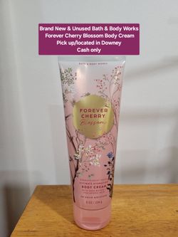 Forever Cherry Blossom Body Lotion/Cream, Brand New & Unused Bath and Body Works