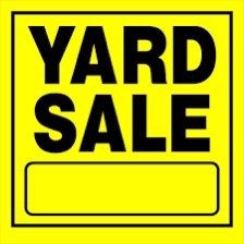 Yard sale 6/20