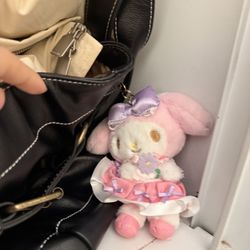 melody sanrio plush keychain