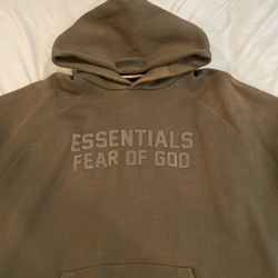 Off Black Essentials Hoodie Size/XL