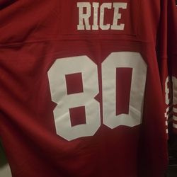 Jerry Rice Stiched Jersey 3xl