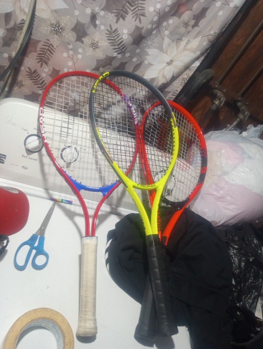 All 3 Tennis Rackets