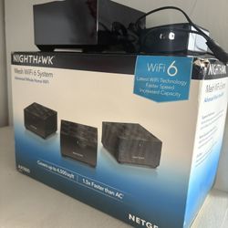 Nighthawk Mesh Wifi 6 System