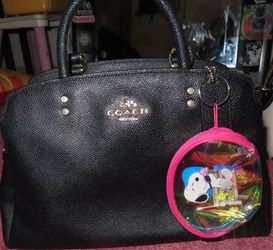 Black coach purse