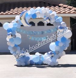 Infinity Circle Balloon Arch Baby Shower , Birthday Parade, balloon garland