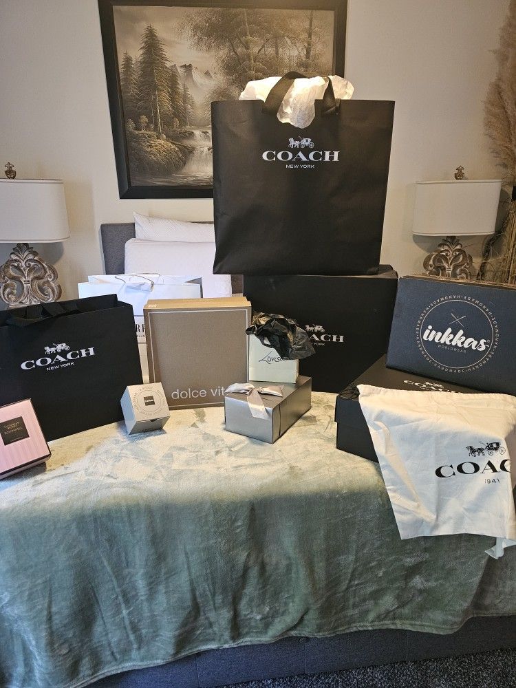 Designer Gift Boxes, Bags -Authentic $50