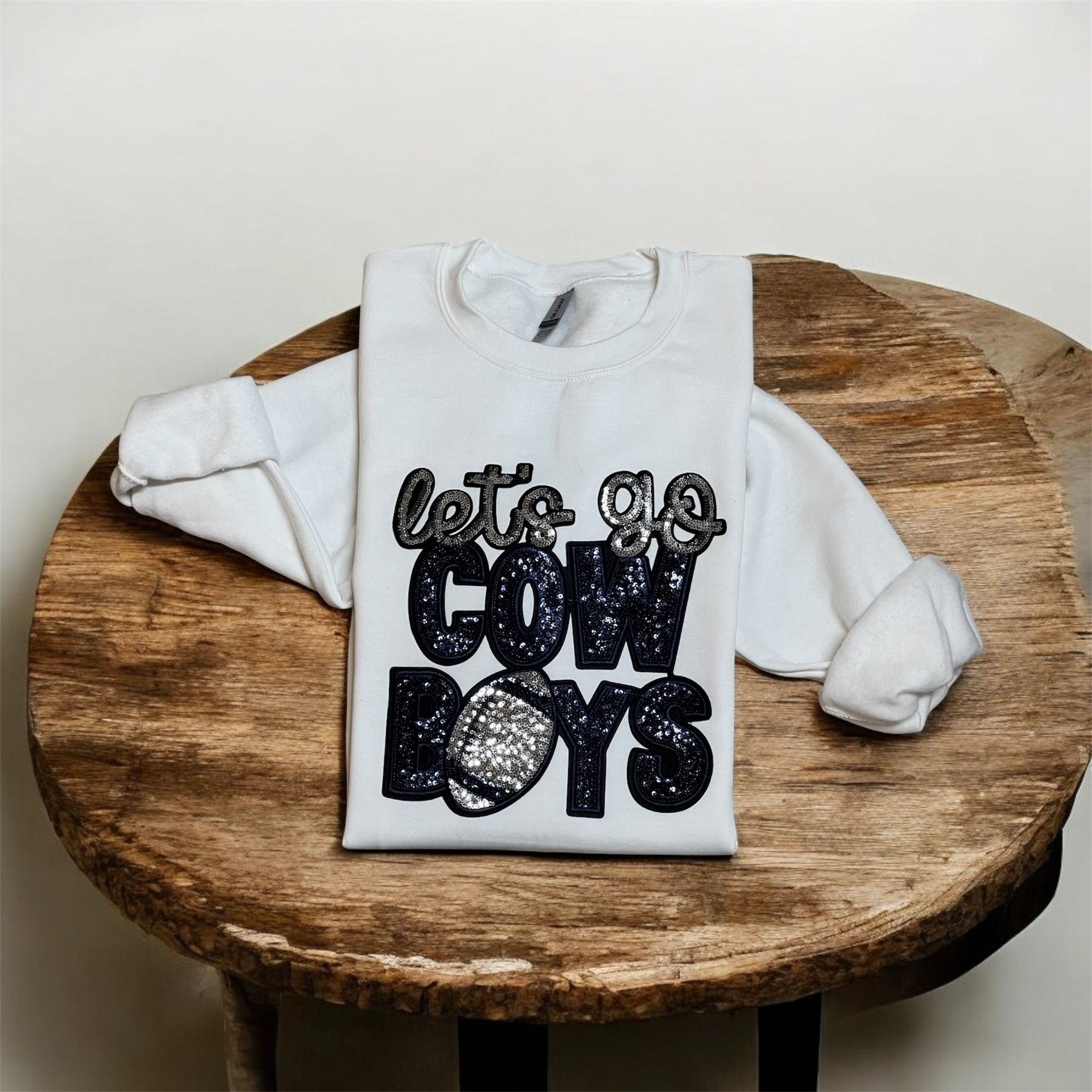 Dallas Cowboys Sequin Sweatshirt