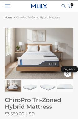 🆕️MLILY ChiroPro Tri-Zoned Hybrid Mattress