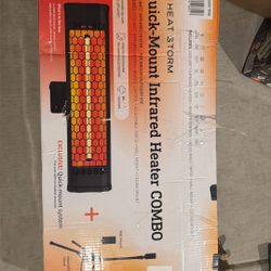Heat Storm Quick Mount Infrared Heater Combo 