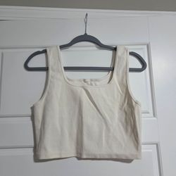 Cream Tank Top